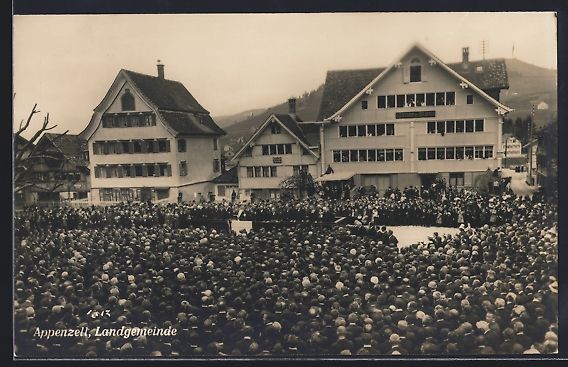 Cartes postales: Appenzell, Landgemeinde aus der Vogelsch – D'occasion à Berlin par bartko-reher
