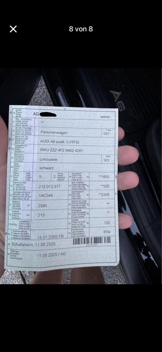 Audi Automobili: Audi A6  – Usato da Aarburg venduto da Lungu_Stanislav 1