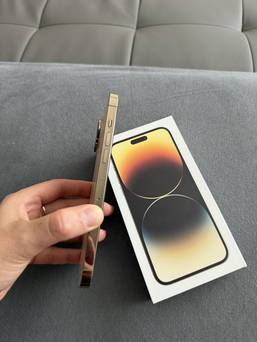 Apple Handys / Smartphones: iPhone 14 pro Max-Gold – Gebraucht aus Neuenhof von Renaku 4