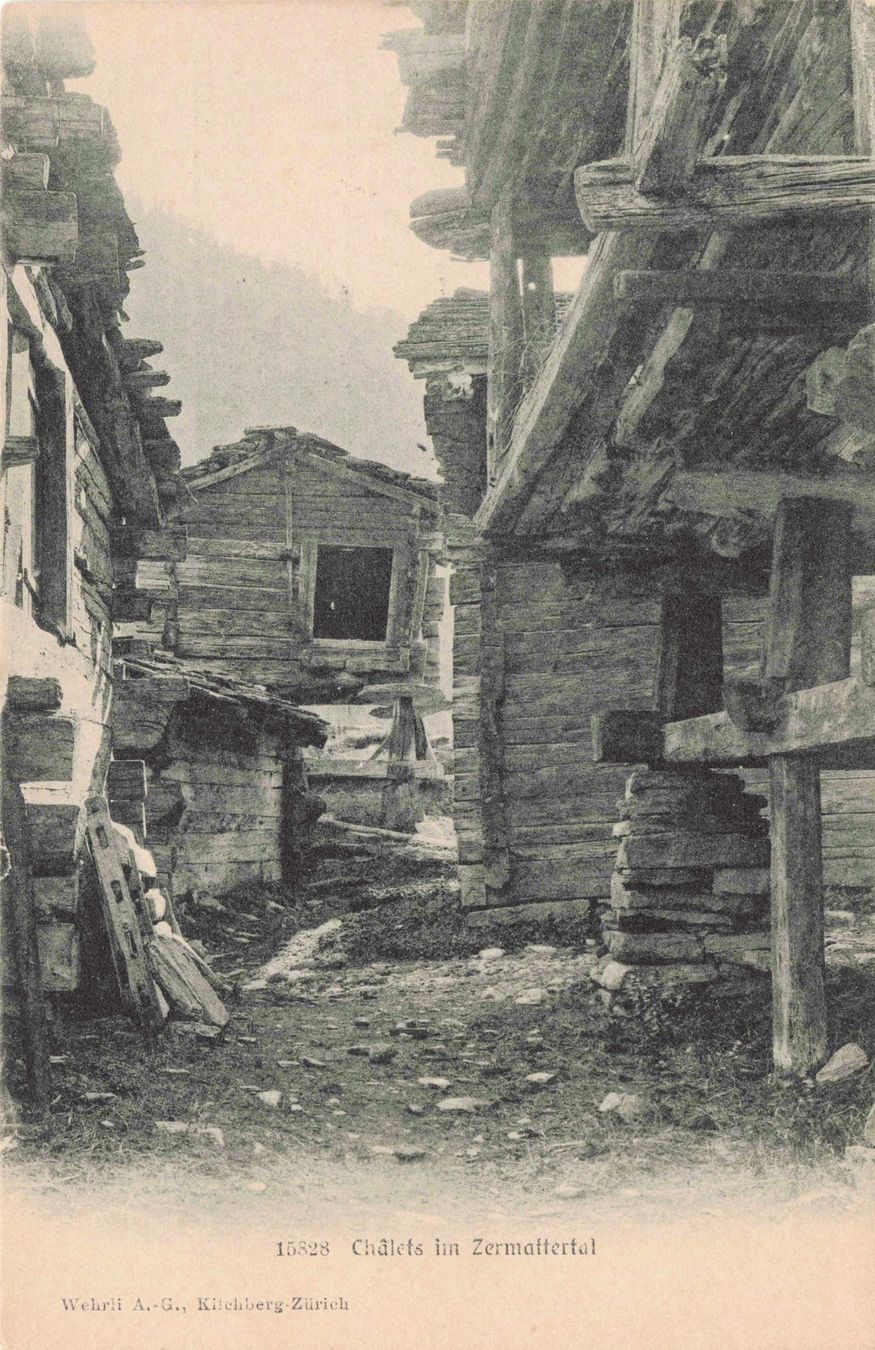 Cartoline postali: Chalets im Zermaftertal – Usato da Biasca venduto da Blenio71