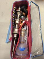 Shisha komplett mit Zubehör in Tasche - Sommer-Feeling!