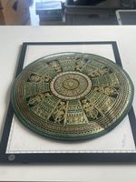 Dekorative Scheibe 27cm Durchmesser ornamental (I10)
