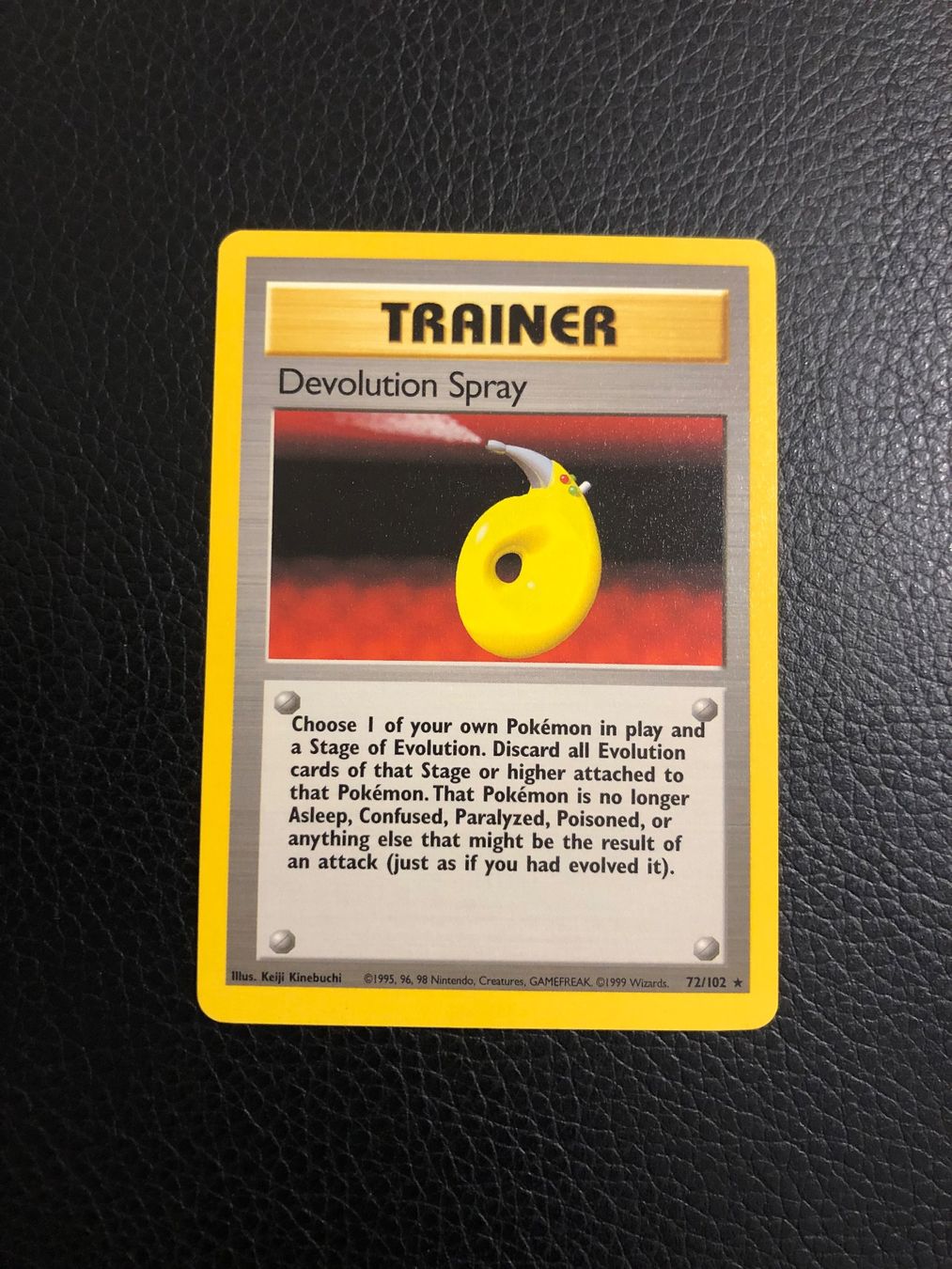 Pokémon Cartes à collectionner: 1999 Base Set Devolution Spray rare 72/102 NM Ab 1 – D'occasion à Paradiso par Pkmn10