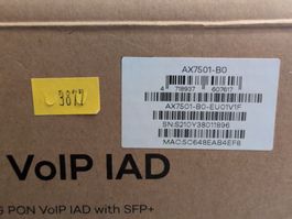 Zyxel XGSPON AX7501-B0 Glasfaser Router mit SFP+