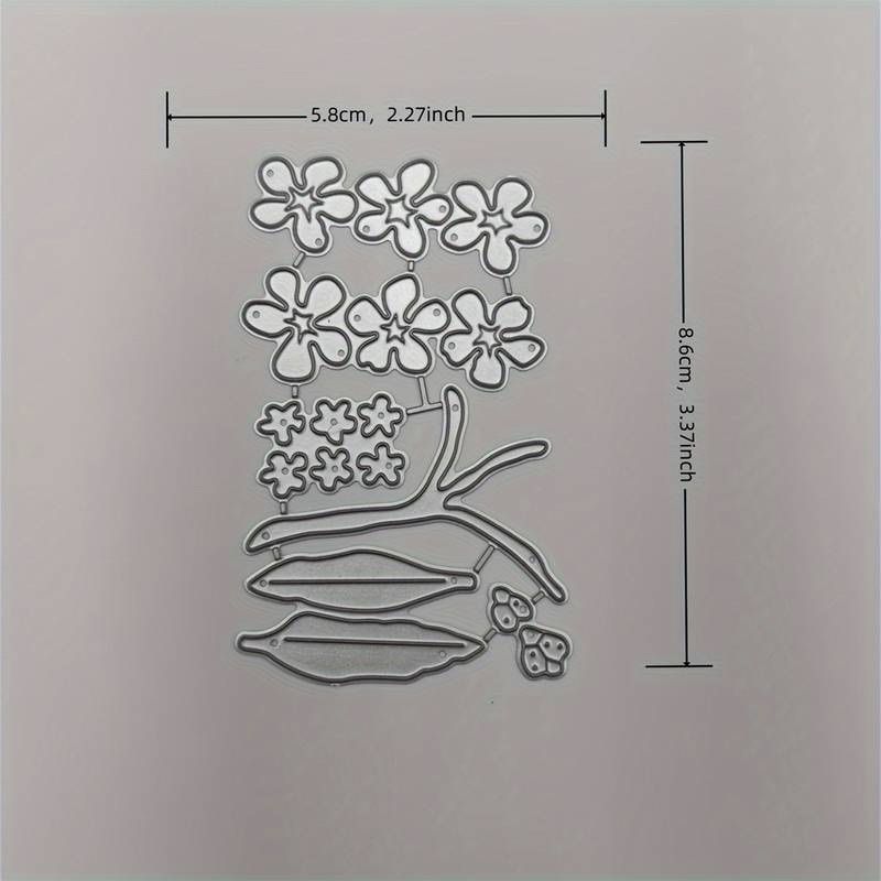 Sciablone: Blumen im Kessel -  Stanzschablonen – Nuovo e nell'imballaggio originale da Frenkendorf venduto da jazzplatten 1