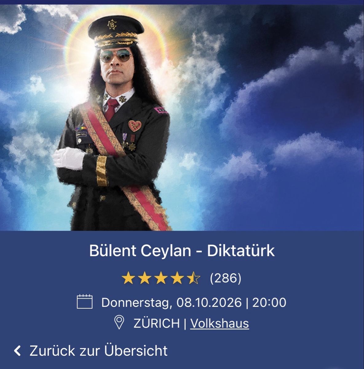 Biglietti: 2 x Bülent Ceylan Tickets – Nuovo e nell'imballaggio originale da Glattfelden venduto da barbee_3