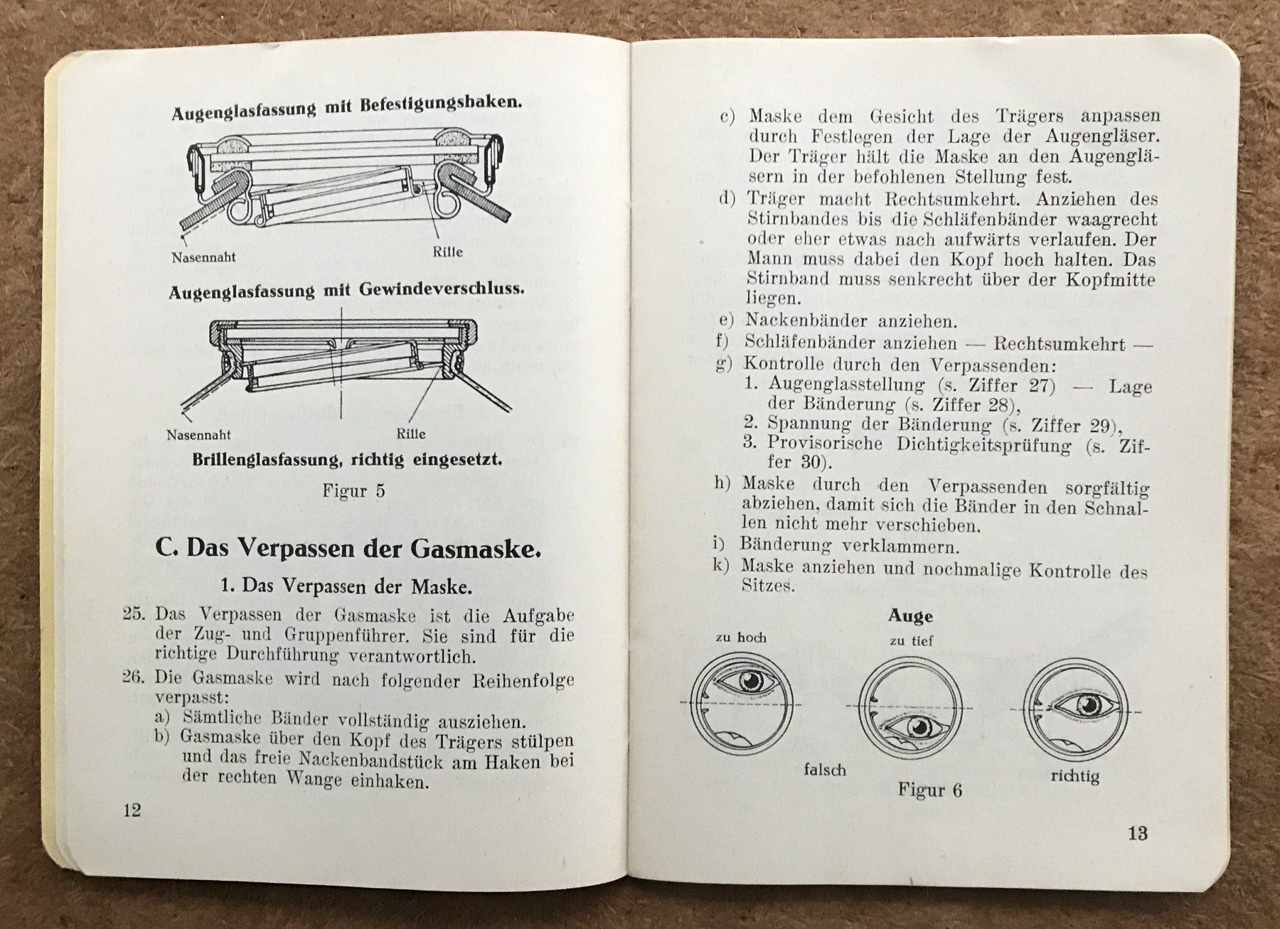 Schweizer Armee Uniformi: SCHWEIZER ARMEE DIE GASMASKE 1942 – Usato da Ostermundigen venduto da wini63 4