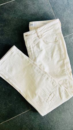 BEIGE JEANSHOSE VON CLOSED GR.27  (HEARTBREAKER)