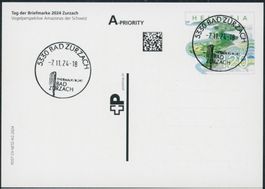 2024 - Tag der Briefmarke - Karte - Ersttag Voll Stempel ET