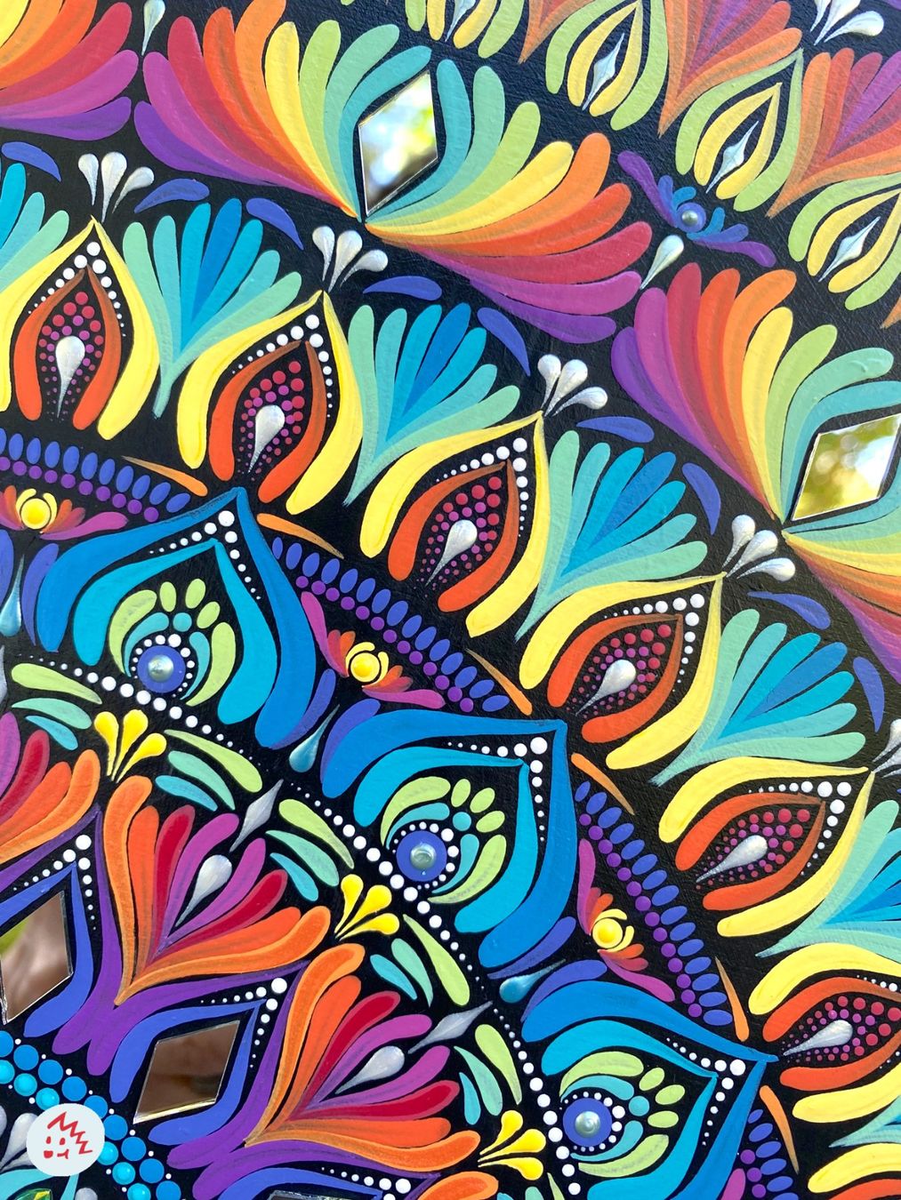 Dipinti: Mandala auf Holz, Mandala Bild, Gemälde, Geschenk, Kunst – Nuovo e nell'imballaggio originale da Fanas venduto da Omibia 2