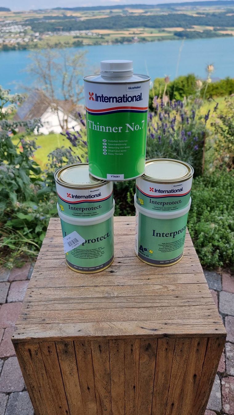 Farben: International Interprotect Epoxy-Primer + Thinner No. 7 – Neu und originalverpackt aus Birrwil von watermicky