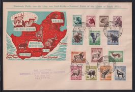 Südafrika 1954: Schöner Brief mit Serie