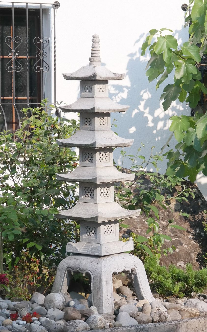 Sculture & Statue: Koreanische Gartenstatue Pagode Laternen /Granit/ca.1.85m – Usato da Wohlenschwil venduto da Dapara 6