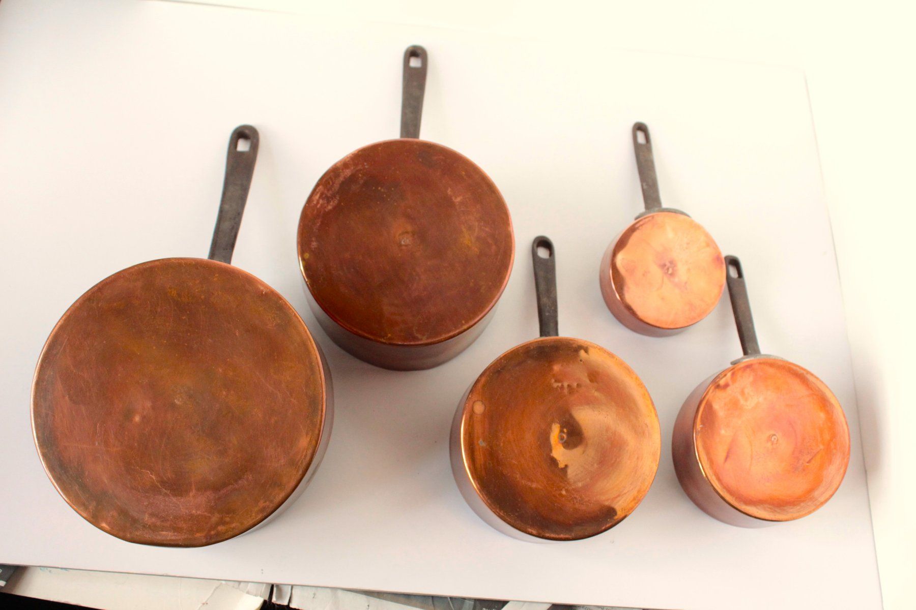 Pentole: Batterie de casserole en cuivre – Usato da Yverdon-les-Bains venduto da jft_n8k8