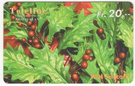 seltene TELELINE Prepaid Telefonkarte - Weihnachten