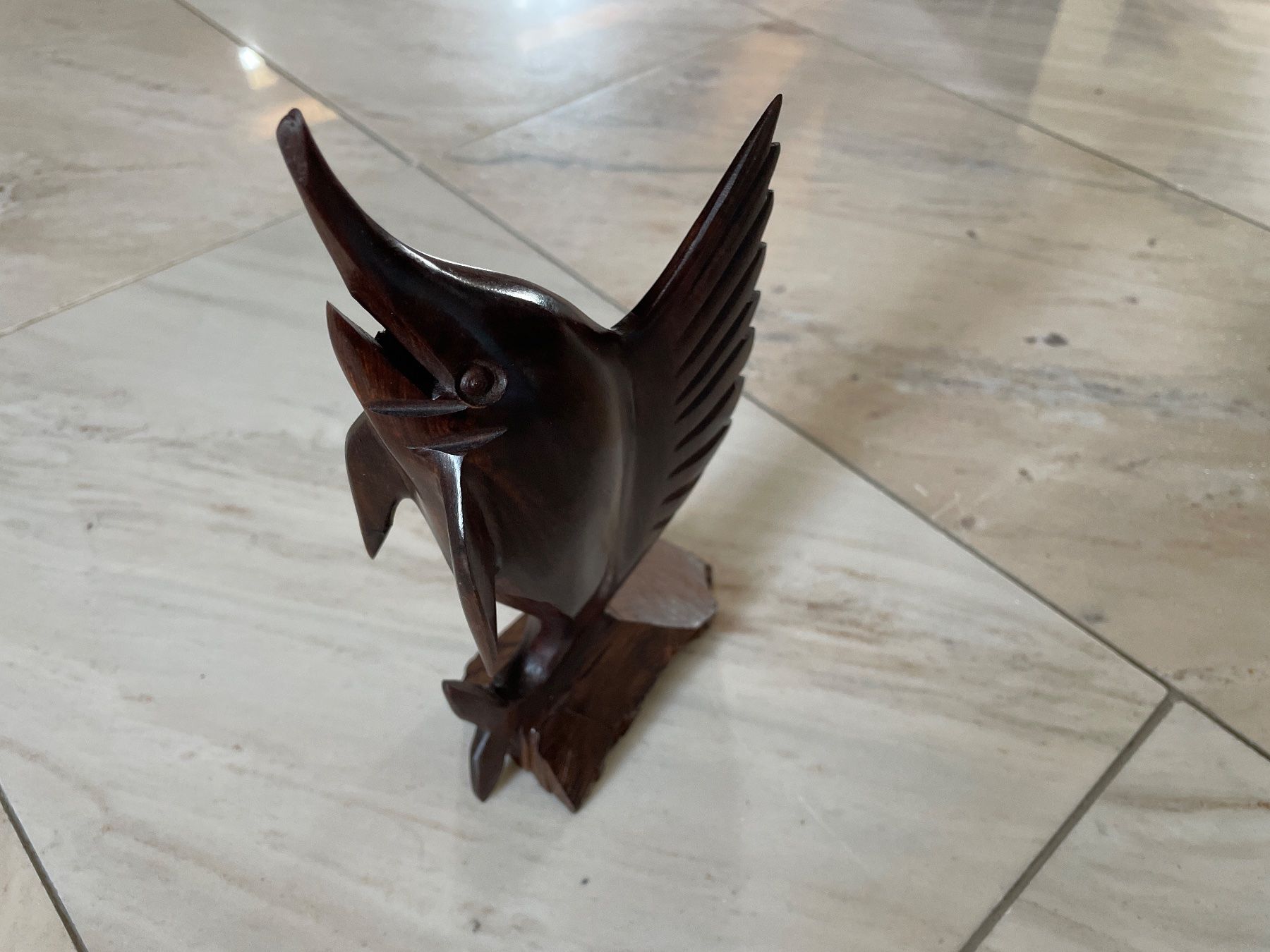 Sculptures & Statues: Holzfigur geschnitzt, Speerfisch – D'occasion à Neuheim par discovery27 1