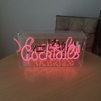 Pfister Locomocean Acrylic Neon Light Leuchte Cocktails 🍸