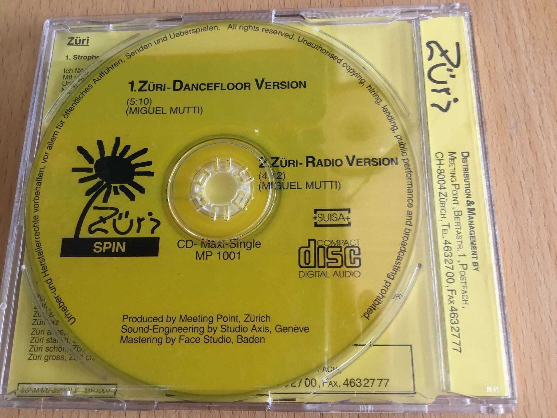 CD: Züri Spin – Usato da Rüti ZH venduto da alumedien 1