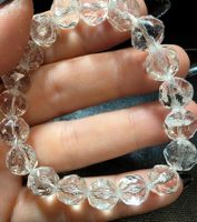 Hochwertiges facettiertes Bergkristall Armband
