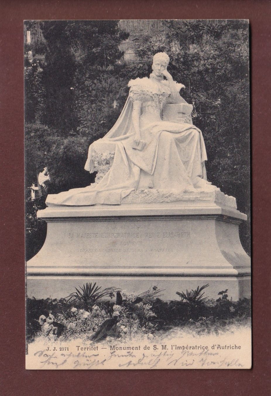 Cartes postales: TERRITET - Monument - 1902 – D'occasion à Pully par nicecards