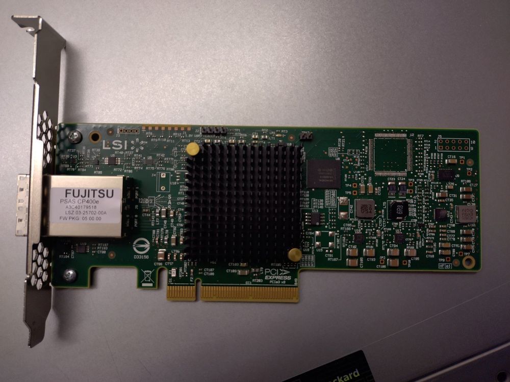 Fujitsu PSAS CP400e / LSI SAS9300-8e / 12Gb 8 Ports ext. SAS (Gebraucht ...