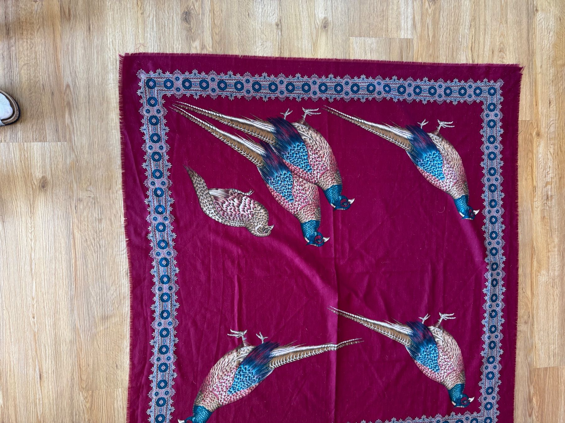 Foulard & Sciarpe: Woll-Mix Schal, blau/violett, – Usato da Bubikon venduto da hachia888 2