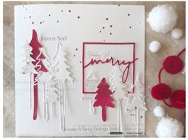 Stanzschablone Nr. R67, Weihnachten,Tannen (Sizzix geeignet)