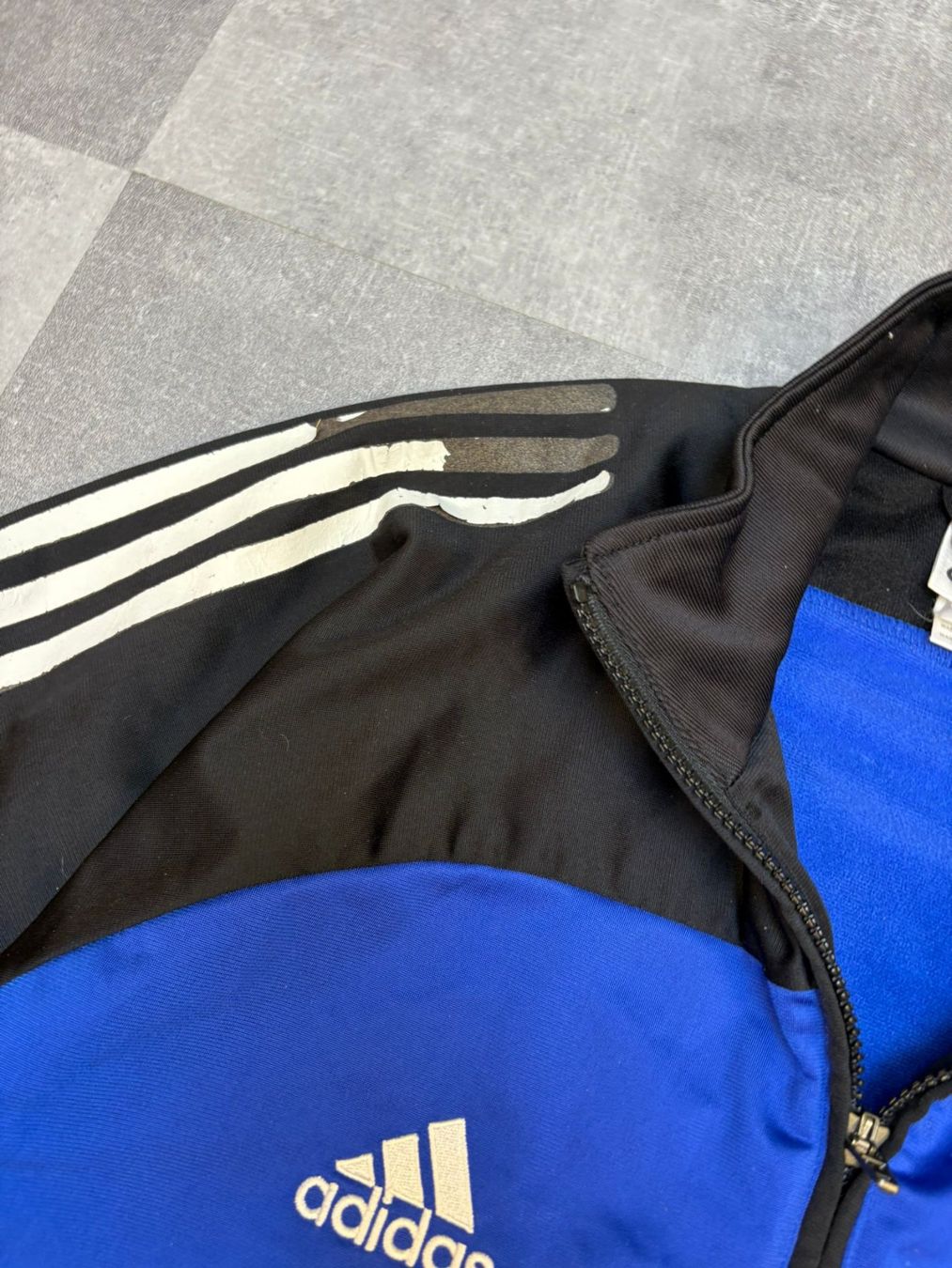 Adidas Giacche: Adidas Retro Trainingsjacke Blau - Grösse S – Usato da Werdenberg venduto da hase.vintage 3