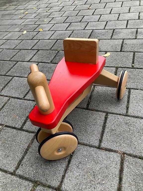 Fahrzeuge für Kinder: Rutschrad Velo Holz Vier Rad – Gebraucht aus Zürich von Silybel 1