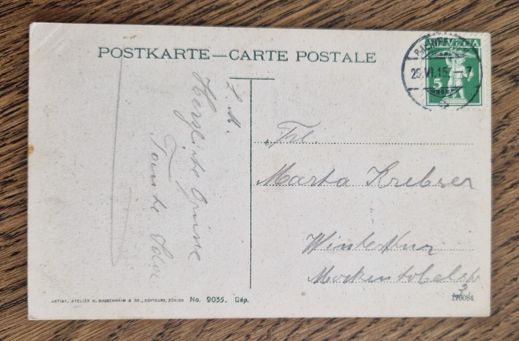 Cartoline postali: Rheinfelden Messerturm 1915 – Usato da Ebikon venduto da Donar50 1