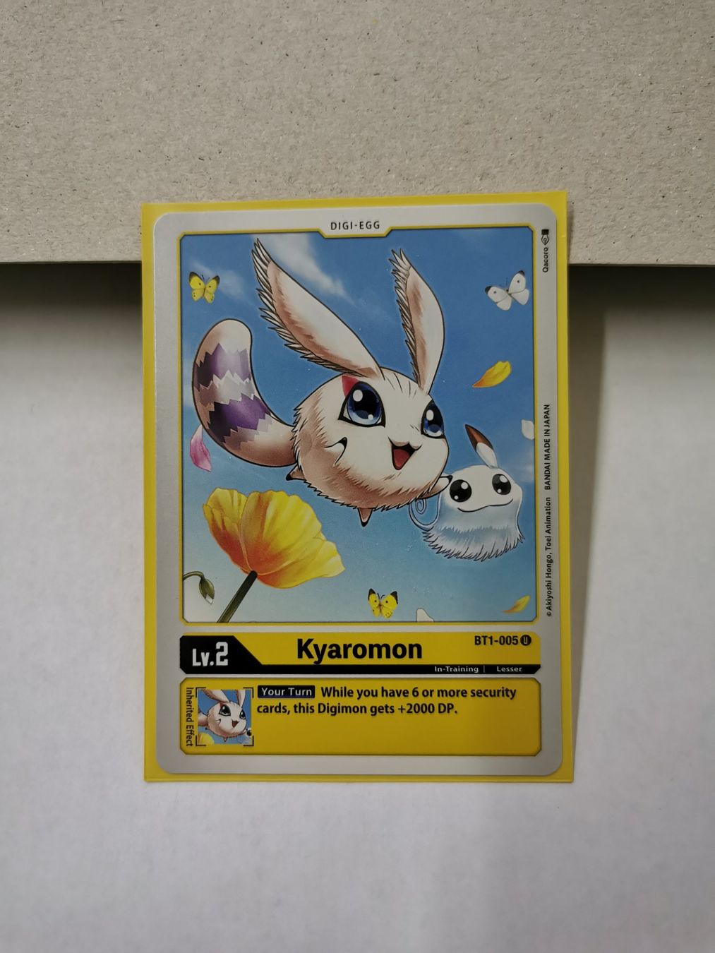 Carte collezionabili: Digimon Kyaromon BT1-005 U Digi-Egg 2020 – Nuovo (secondo la descrizione) da Sisseln AG venduto da schenk-figuren
