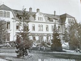 Ansichtskarte Bezirkskrankenhaus Grabs 1937
