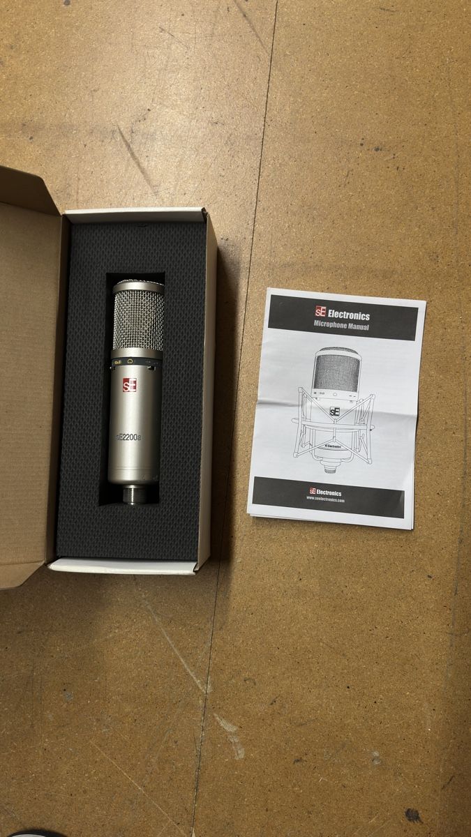 Microphones: sE Electronics SE2200a Studiomikrofon - ungeprüft – D'occasion à Niederlenz par CHAUsHypeWorld 3