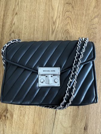 Michael Kors Schultertasche – Schwarz, Leder