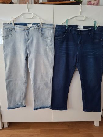 2 Stück Jeans 7/8 Länge Grösse XXL (46/48)