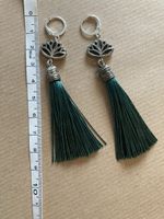 Boucles lotus pompon vert