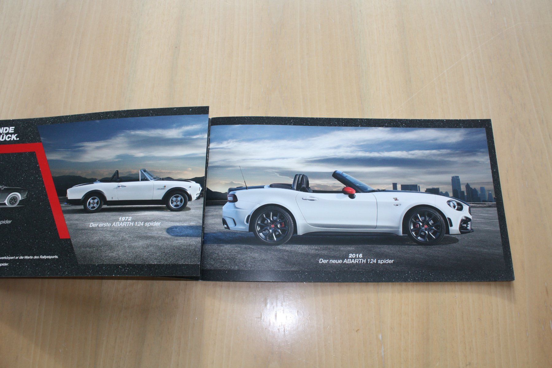Fiat Documenti: Fiat Abarth 124 Spider Prospekt 3/2016 – Usato da Wikon venduto da erwin400 1