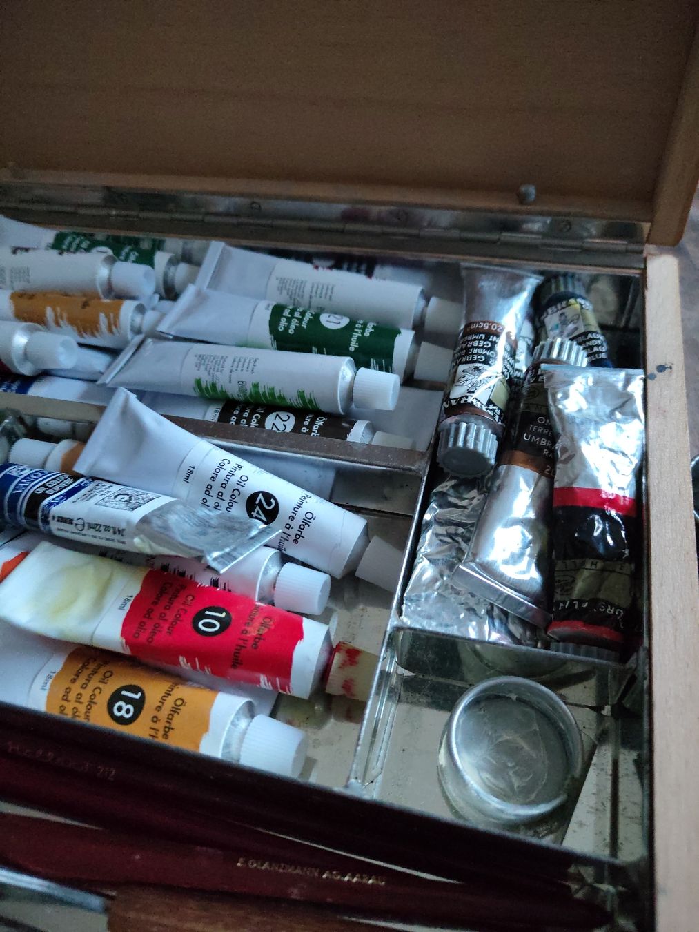 Colori: Malkoffer, Ölfarben, Pinsel, Palette – Usato da Olten venduto da so.bi 2