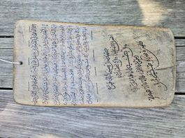 Antike Holztafel mit arabischer Schrift-Nr. 2