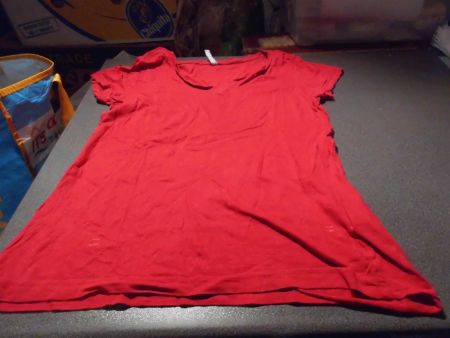 T-Shirt Grösse M, Chicorée, rot