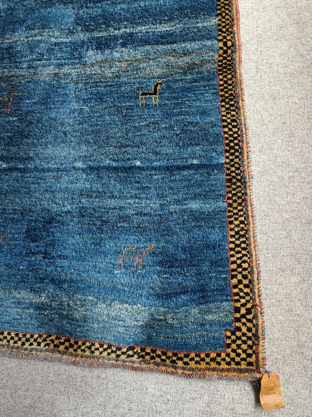 Gabbeh Tappeti: Blauer Perserteppich - Gabbeh Art - 168x165cm – Usato da Gümligen venduto da rol_k5w2 3