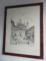 Graz Mausoleum, Lithografie E.A., Künstlerexemplar