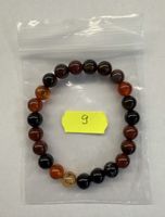 Edles Armband mit Natursteinen, Herbstfarben, neu