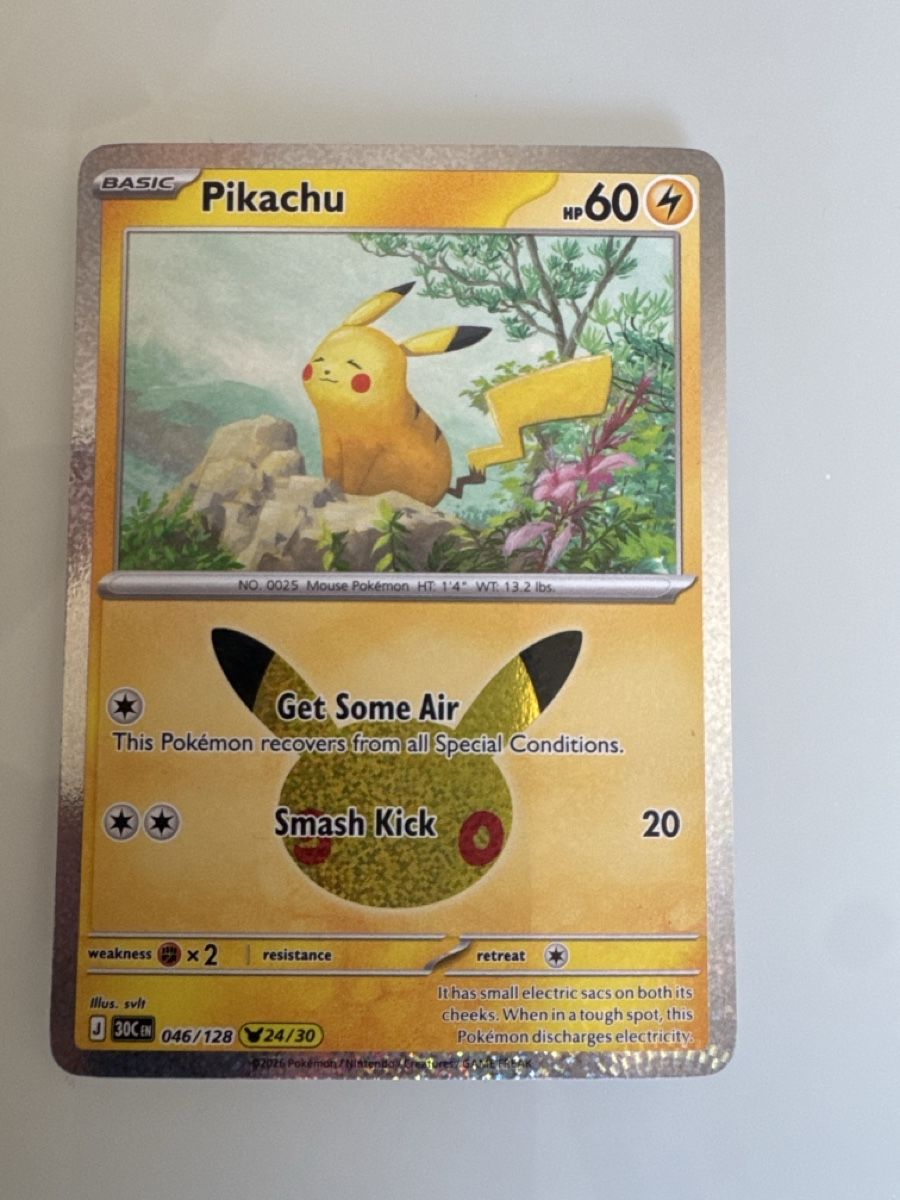 Pokémon Sammelbilder & Trading cards: Pikachu 30th celebration  – Neu (gemäss Beschreibung) aus Effretikon von lui_75tp