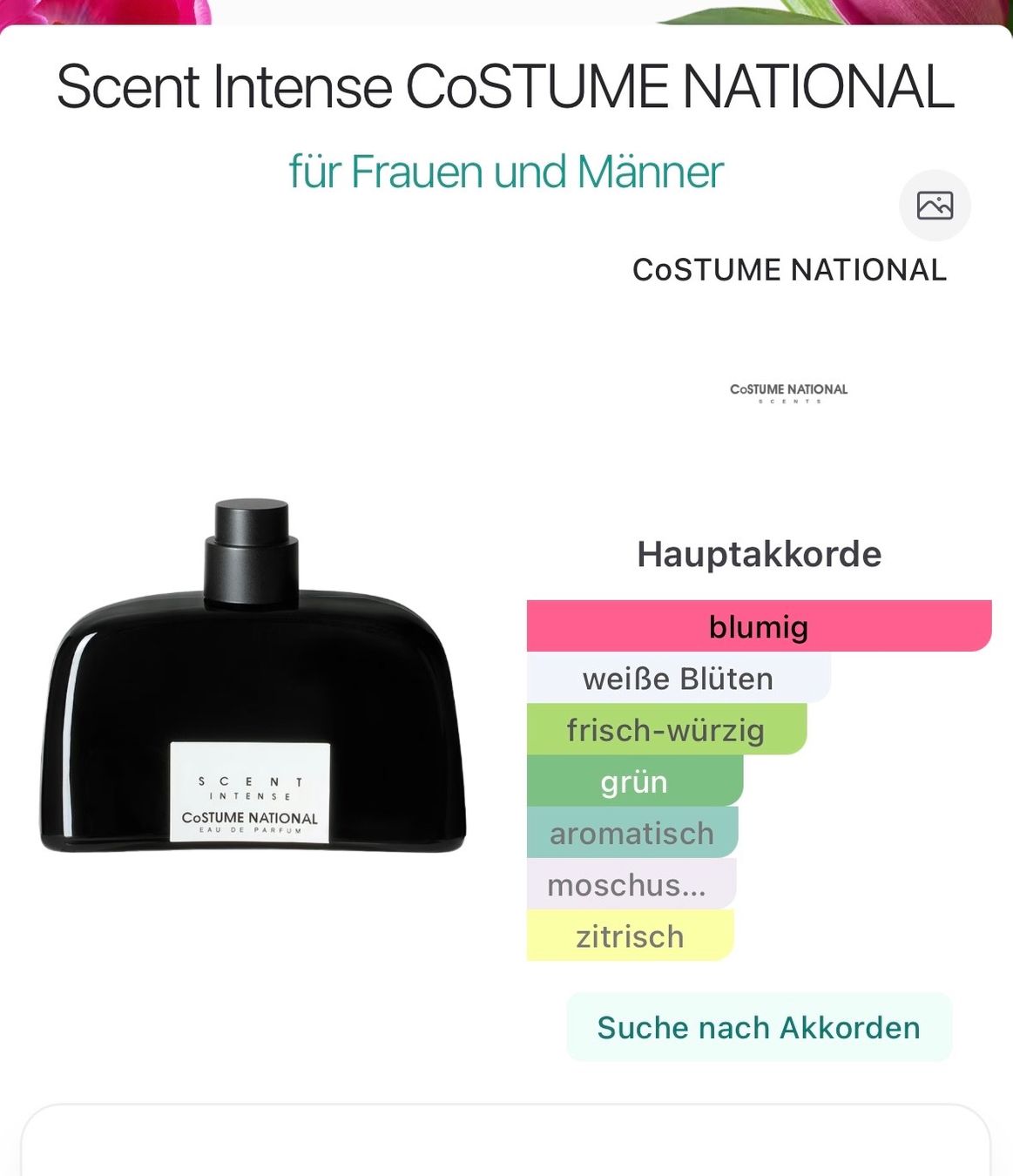 Profumi & Eau de Toilette: Scent Intense Costume National EDP Duftprobe 2ML – Usato da Zürich venduto da deruja 3