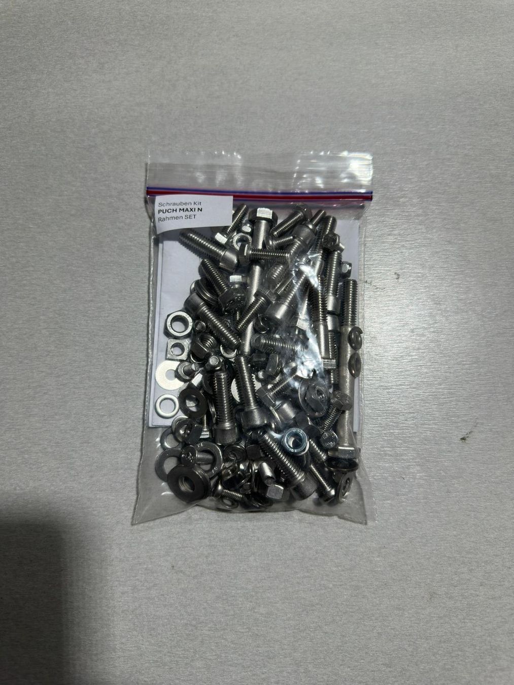 Puch Parti ricambio per ciclomotori: Puch Maxi N SchraubenSet - Inox Edelstahl  125-teilig Rahmen – Nuovo (secondo la descrizione) da Kirchleerau venduto da Toeffli_Schrauber