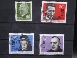DDR 1964 Weltfrieden / Walter Ulbricht gest.