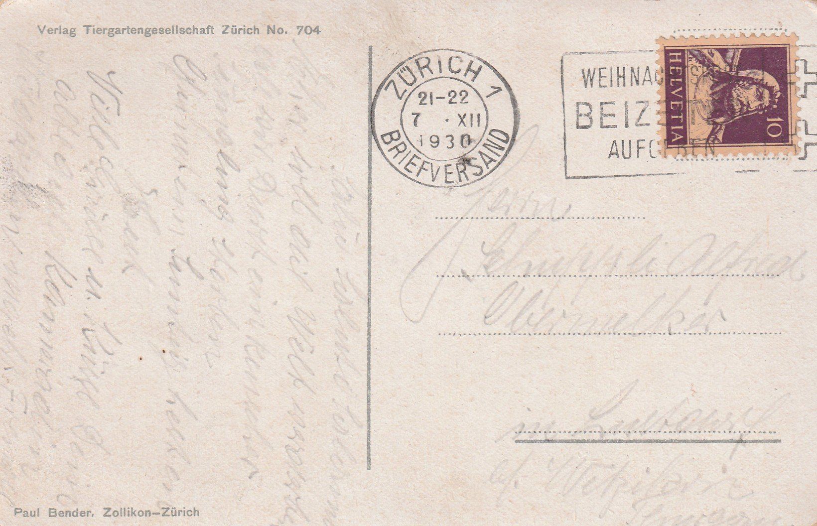 Cartoline postali: Zürich Zoo Eisbären – Usato da Rorschacherberg venduto da fratovi2 1