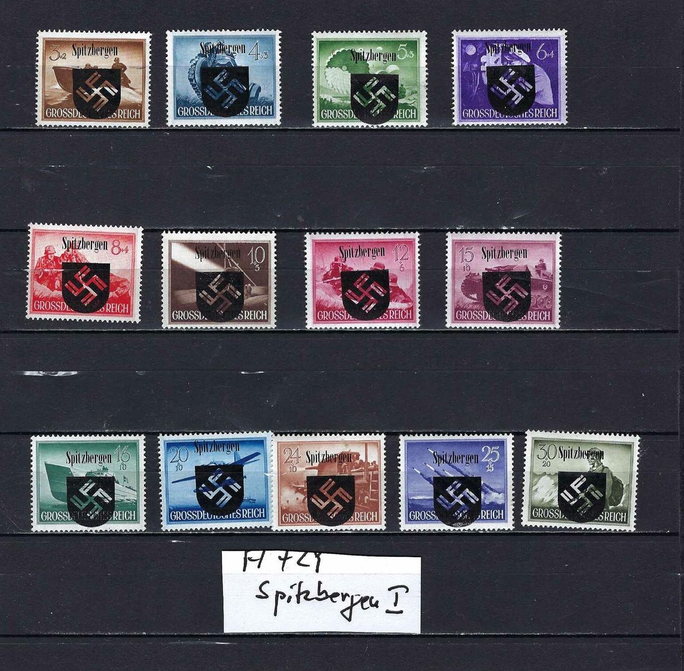 Tutti i francobolli: WKII Besetzung Spitzbergen ** – Nuovo e nell'imballaggio originale da Altstätten SG venduto da Nandodax