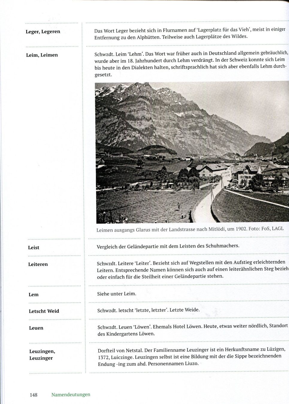 Bücher: Flurnamen, Gemeinde Ennenda, Glarus, Riedern, Netstal – Gebraucht aus Aarau von Elmaar41 3
